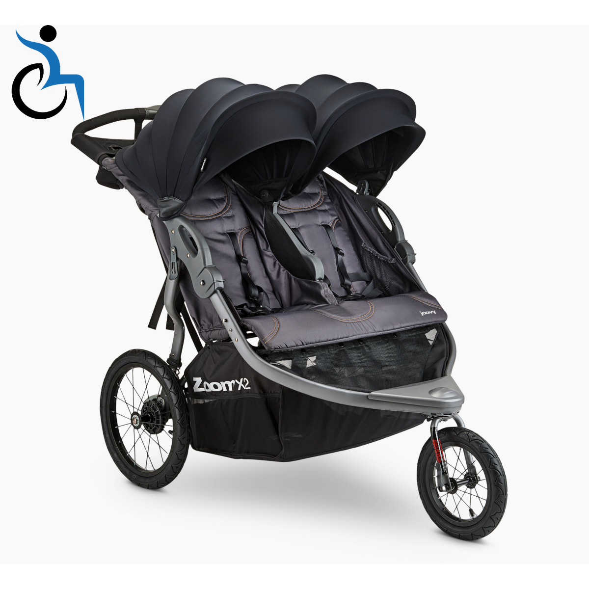 Lightweight Double Jogger Stroller Rental - Mobimed Rentals