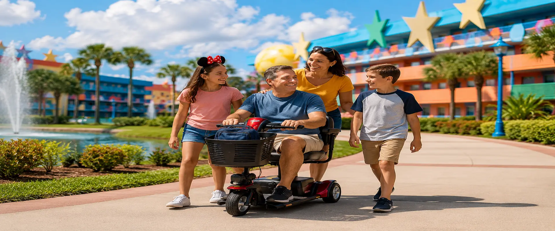 Rent-mobility-scooter-disney-resort