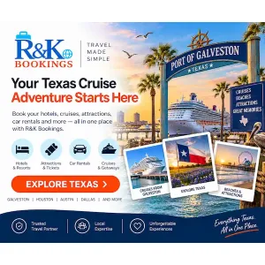 R&K Bookings Texas travel services for hotels, shows, attractions, tours and car rentals