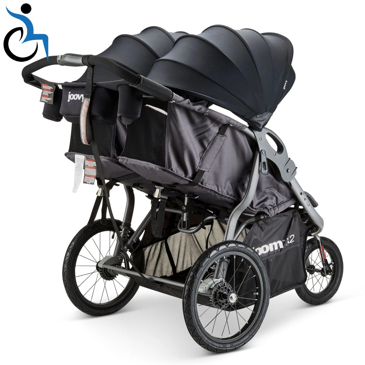 Lightweight Double Jogger Stroller Rental - Mobimed Rentals
