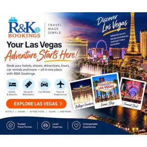 R&K Bookings Las Vegas travel services for hotels, shows, attractions, tours and car rentals