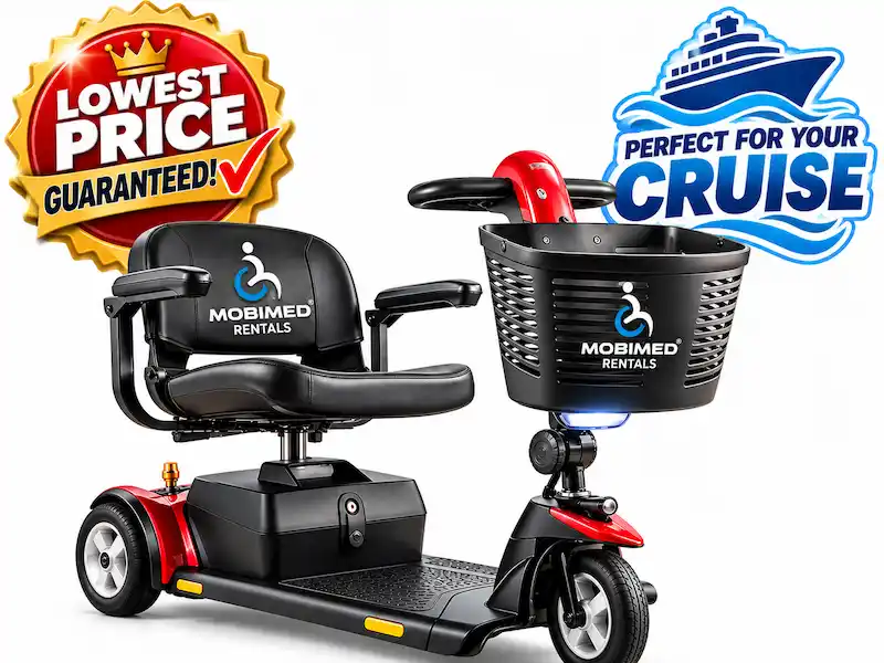 Portable 3 wheel scooter rental Miami port scooter-rental-port-Miami